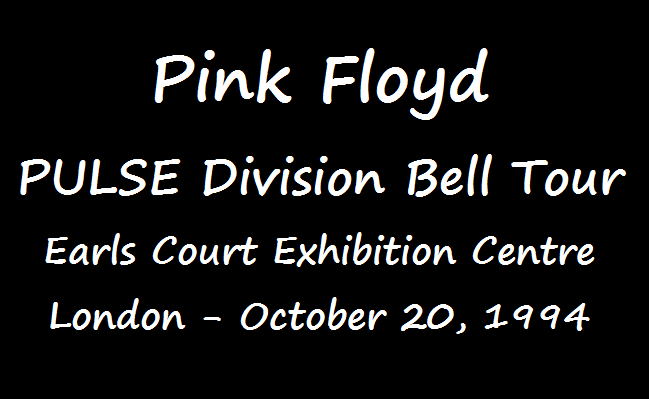 division bell tour earls court